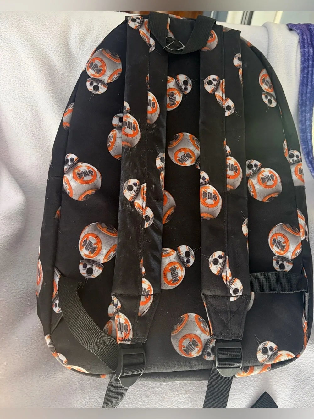BB-8 Print Black & Orange Backpack -